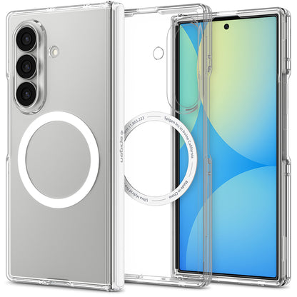 Θήκη MagSafe για Samsung Galaxy Z Fold8 Ultra F976, Spigen, Ultra Hybrid Pro, Διαφανές Λευκό ACS11506