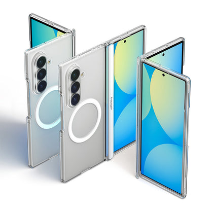 Θήκη MagSafe για Samsung Galaxy Z Fold8 Ultra F976, Spigen, Ultra Hybrid Pro, Διαφανές Λευκό ACS11506