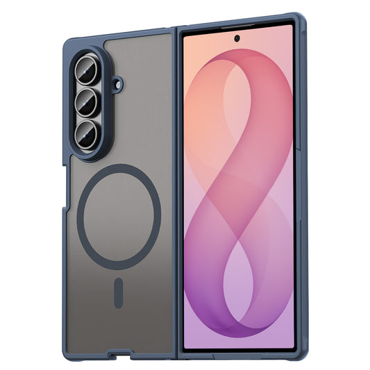Θήκη MagSafe για Samsung Galaxy Z Fold8 Ultra F976, Techsuit, HaloFrost II, Μπλε Ναυτικό