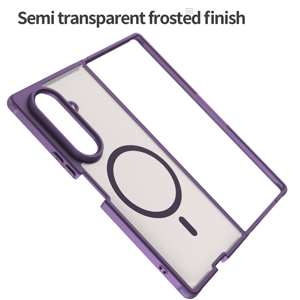 Θήκη MagSafe για Samsung Galaxy Z Fold8 Ultra F976, Techsuit, HaloFrost II, Μωβ