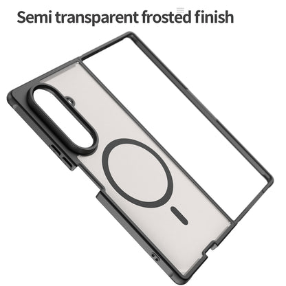 MagSafe Case for Samsung Galaxy Z Fold8 Ultra F976, Techsuit, HaloFrost II, Black