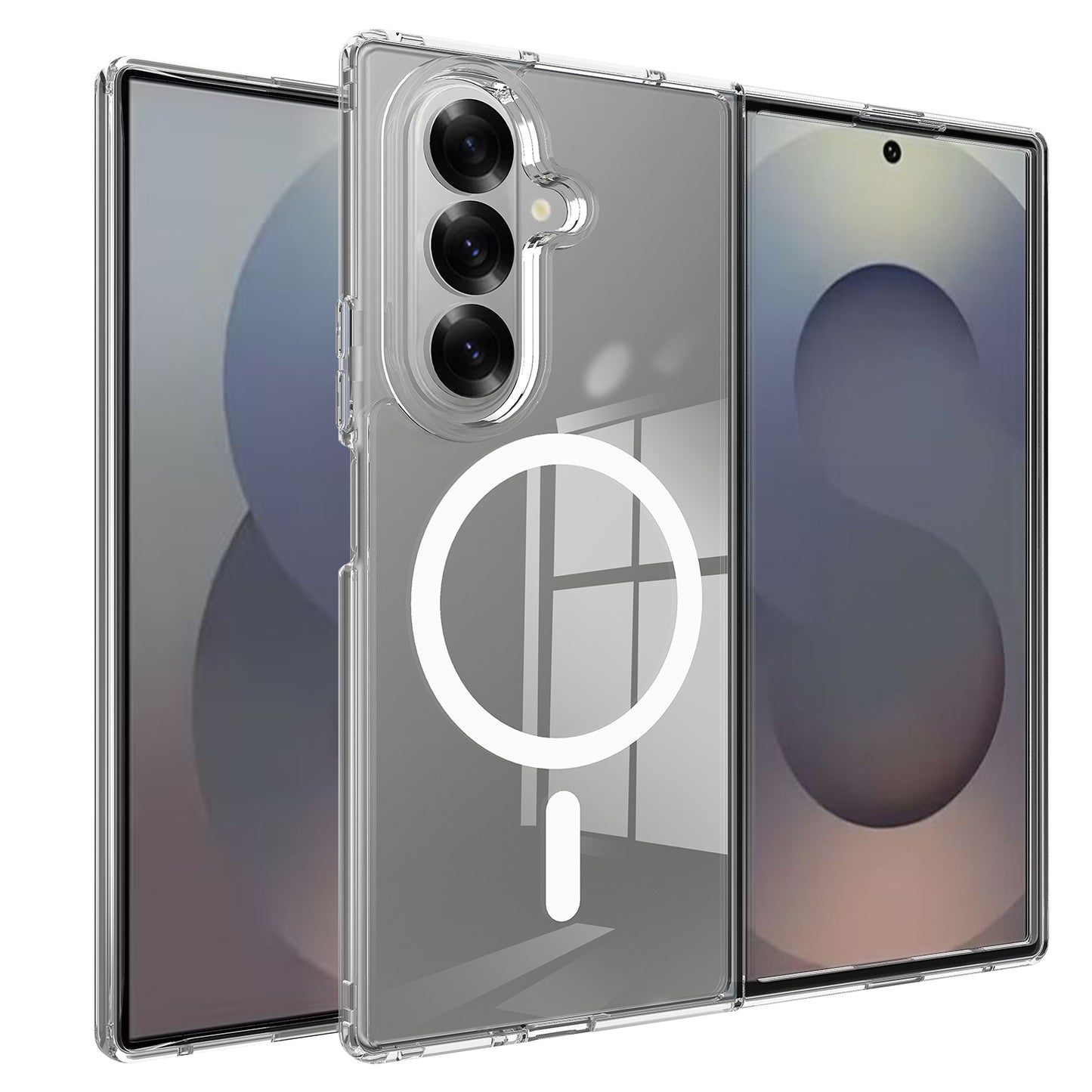Θήκη MagSafe για Samsung Galaxy Z Fold8 Ultra F976, Techsuit, Pro, Διαφανής