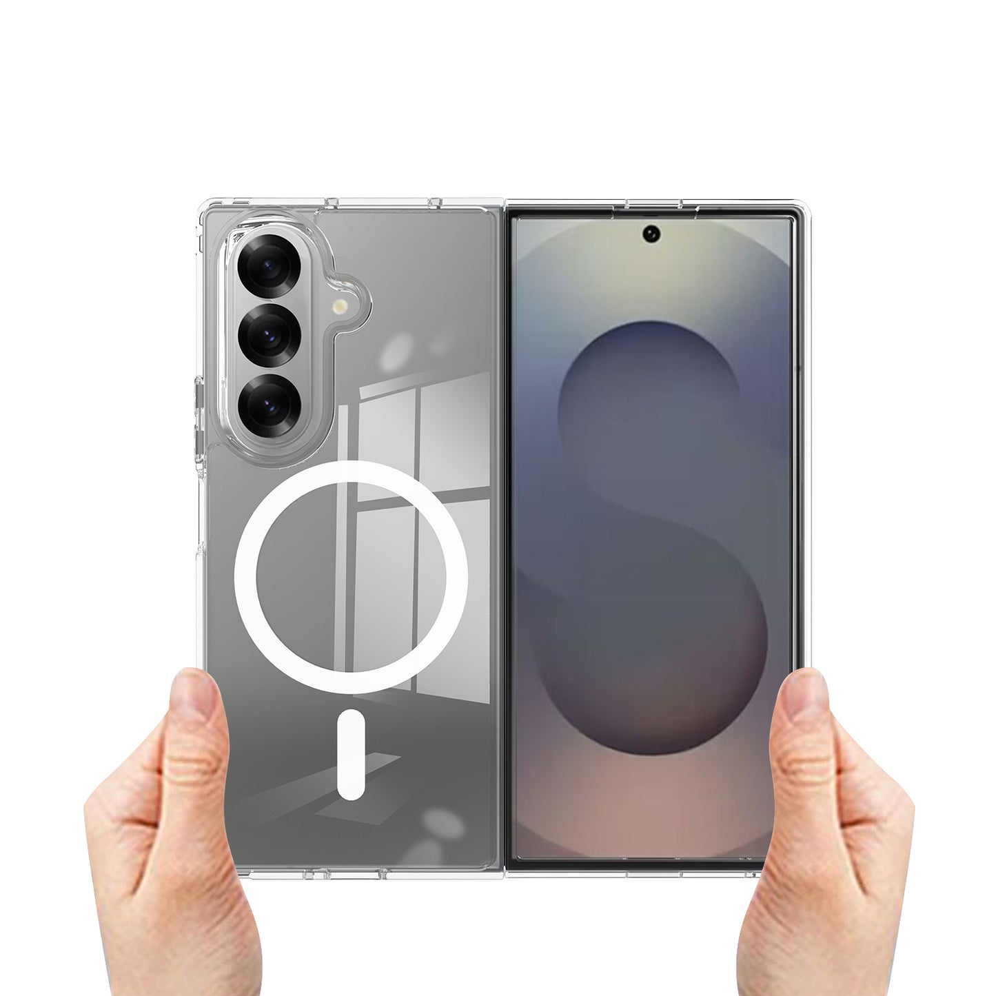 Θήκη MagSafe για Samsung Galaxy Z Fold8 Ultra F976, Techsuit, Pro, Διαφανής