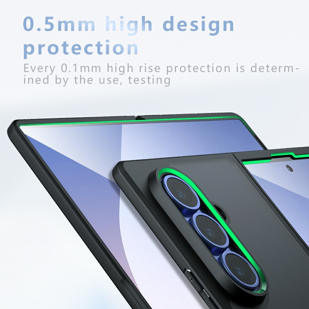 MagSafe Case for Samsung Galaxy Z Fold8 Ultra F976, Techsuit, PureFrost, Satin Black