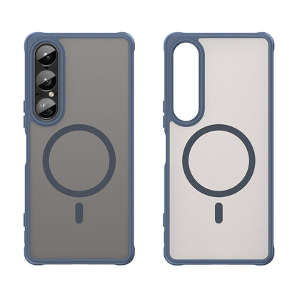 Θήκη MagSafe για Sony Xperia 1 VII, Techsuit, HaloFrost II, Μπλε Σκούρο