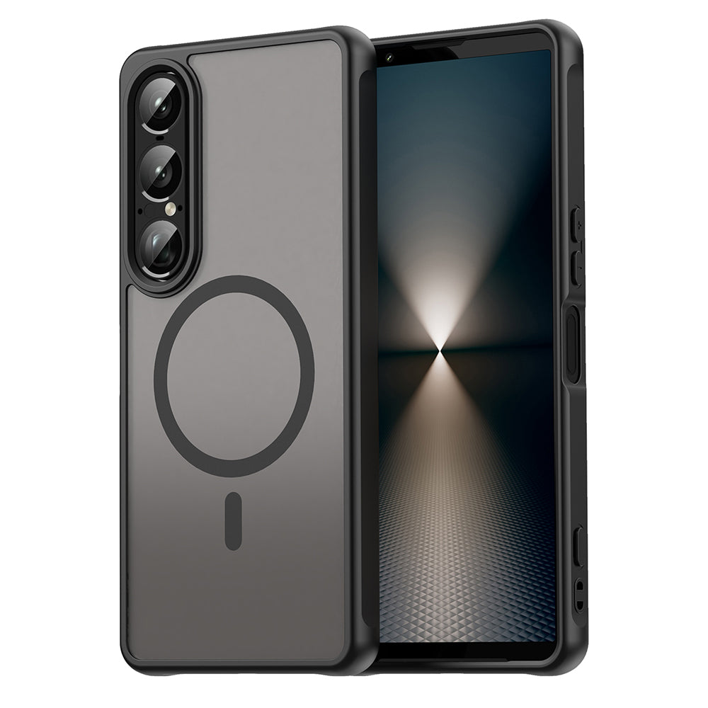 Θήκη MagSafe για Sony Xperia 1 VII, Techsuit, HaloFrost II, Μαύρο