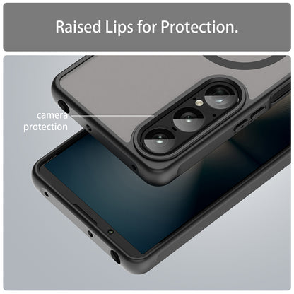 Θήκη MagSafe για Sony Xperia 1 VII, Techsuit, HaloFrost II, Μαύρο