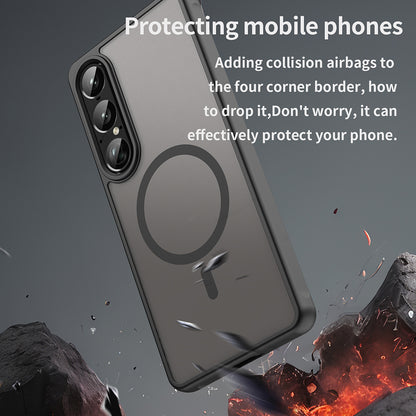 Θήκη MagSafe για Sony Xperia 1 VII, Techsuit, HaloFrost II, Μαύρο