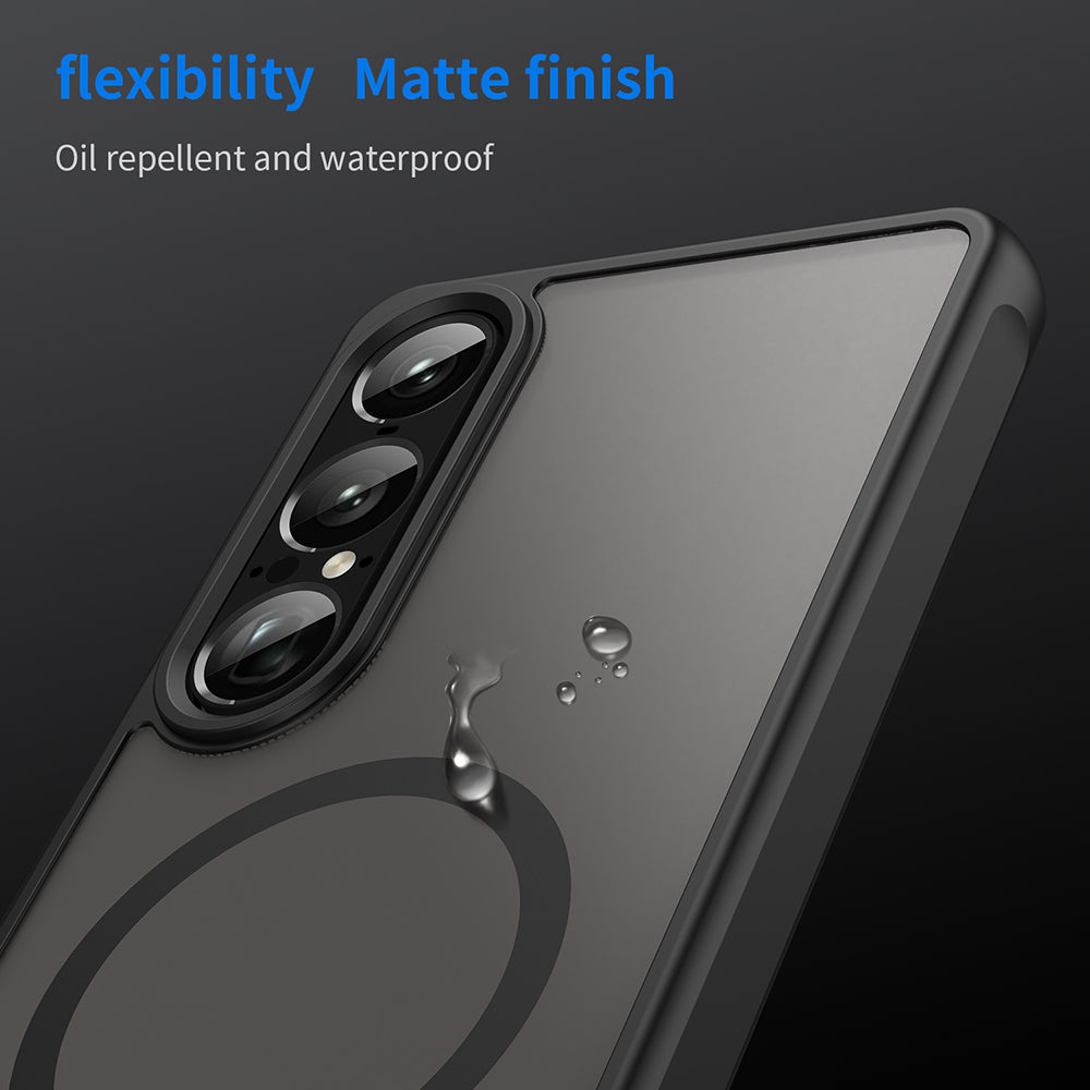 Θήκη MagSafe για Sony Xperia 1 VII, Techsuit, HaloFrost II, Μαύρο