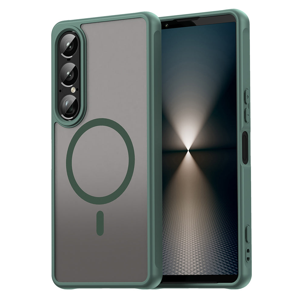 Θήκη MagSafe για Sony Xperia 1 VII, Techsuit, HaloFrost II, Πράσινο