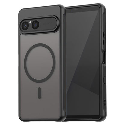 Θήκη MagSafe για Sony Xperia 10 VII, Techsuit, HaloFrost II, Μαύρη