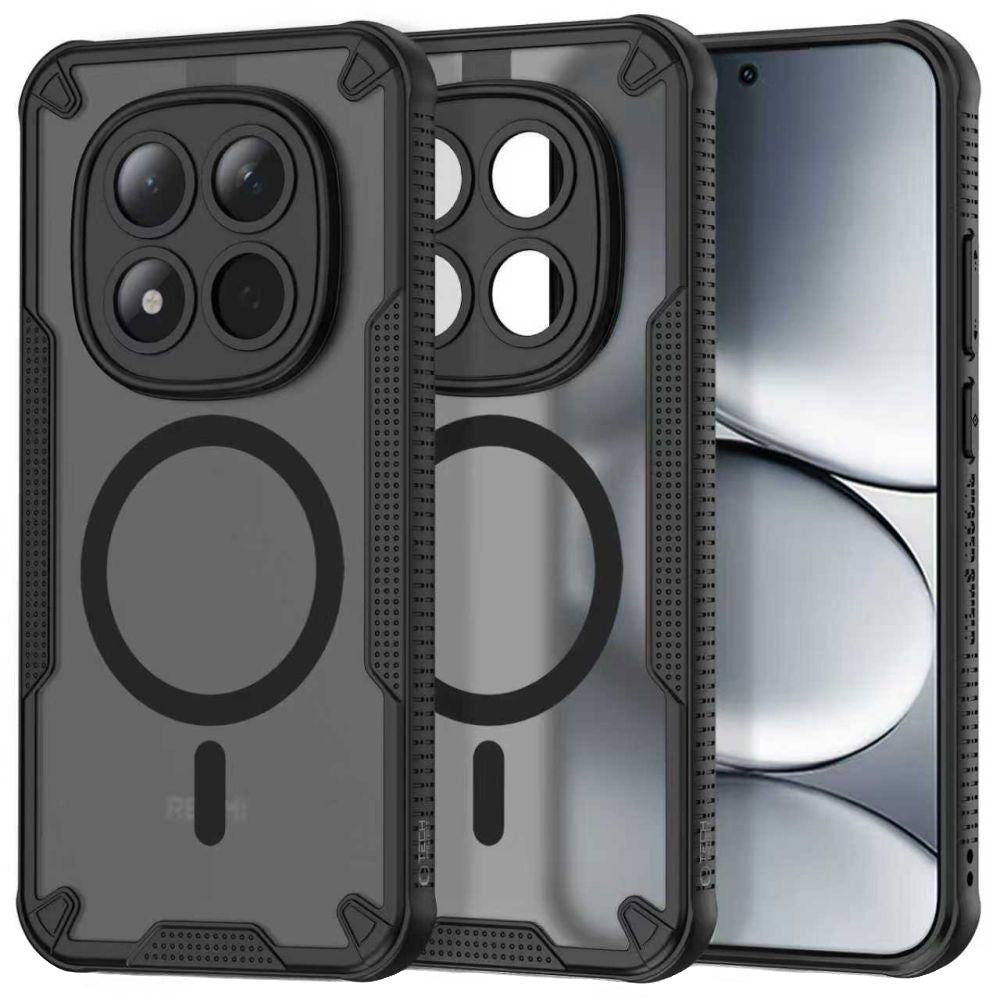 Θήκη MagSafe για Xiaomi Poco M8 Pro / Redmi Note 15 Pro+ 5G, Tech-Protect, Rugged Shield, Μαύρη