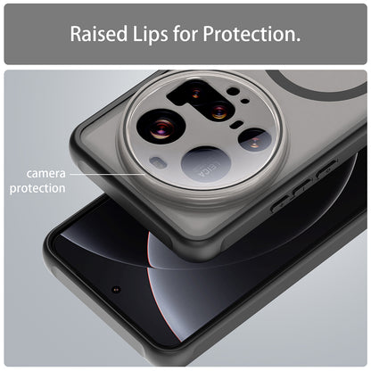 MagSafe Case for Xiaomi 15 Ultra, Techsuit, HaloFrost II, Black