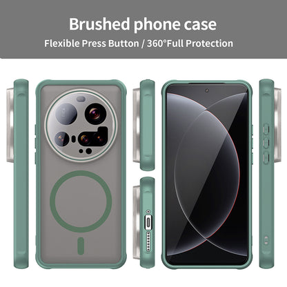 MagSafe Case for Xiaomi 15 Ultra, Techsuit, HaloFrost II, Green