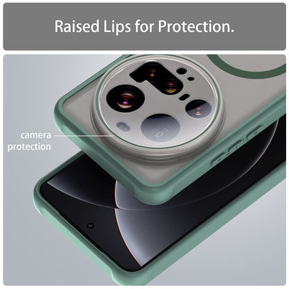 MagSafe Case for Xiaomi 15 Ultra, Techsuit, HaloFrost II, Green