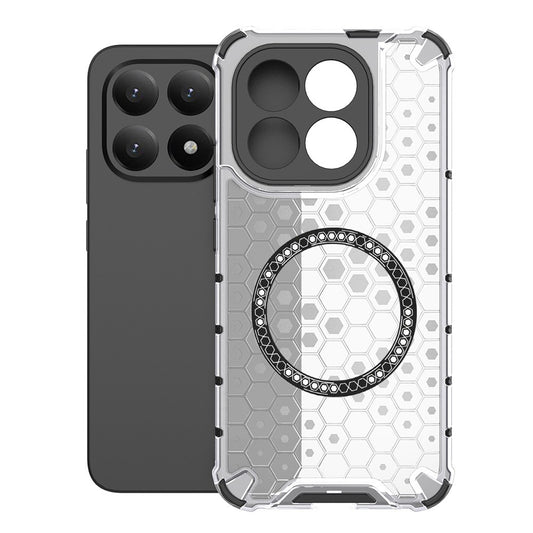 Θήκη MagSafe για Xiaomi 15T, Techsuit, HoneyComb Shield, Λευκή