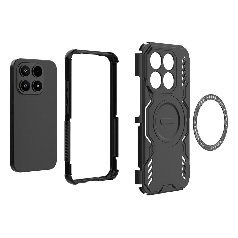 Θήκη MagSafe για Xiaomi 17, Techsuit, ArmorMag, Μαύρη