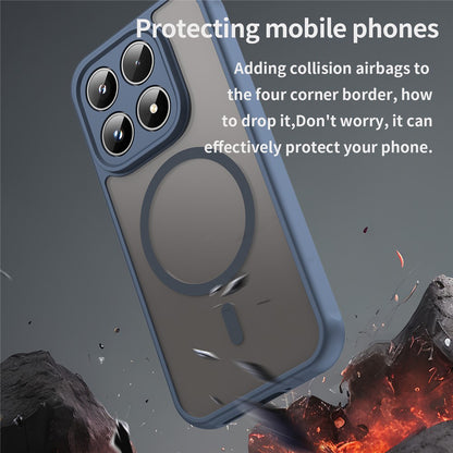 Θήκη MagSafe για Xiaomi 17, Techsuit, HaloFrost II, Μπλε Ναυτικό