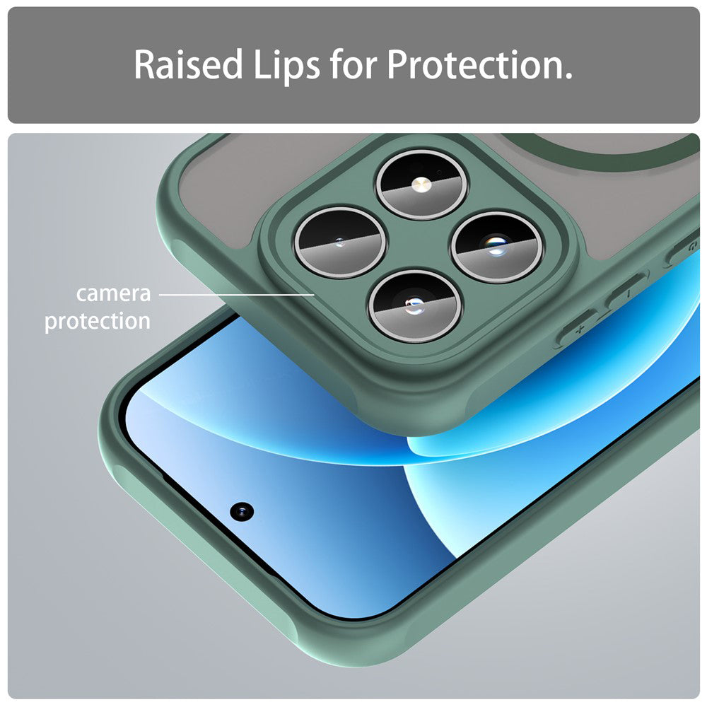 Θήκη MagSafe για Xiaomi 17, Techsuit, HaloFrost II, Πράσινο