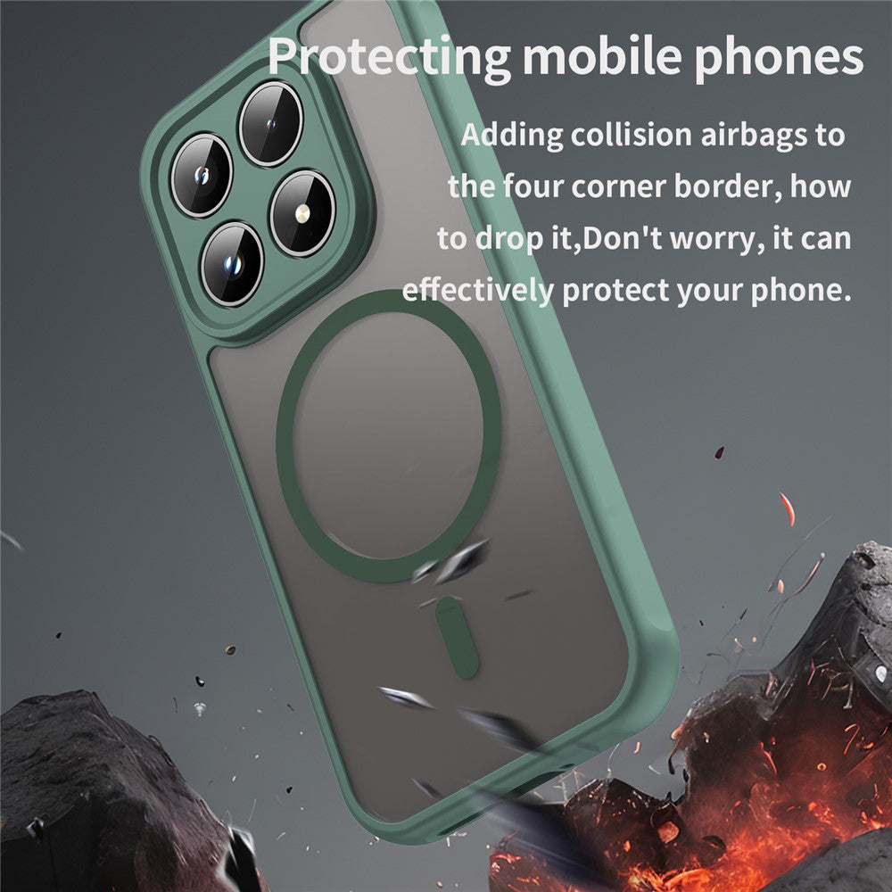 Θήκη MagSafe για Xiaomi 17, Techsuit, HaloFrost II, Πράσινο