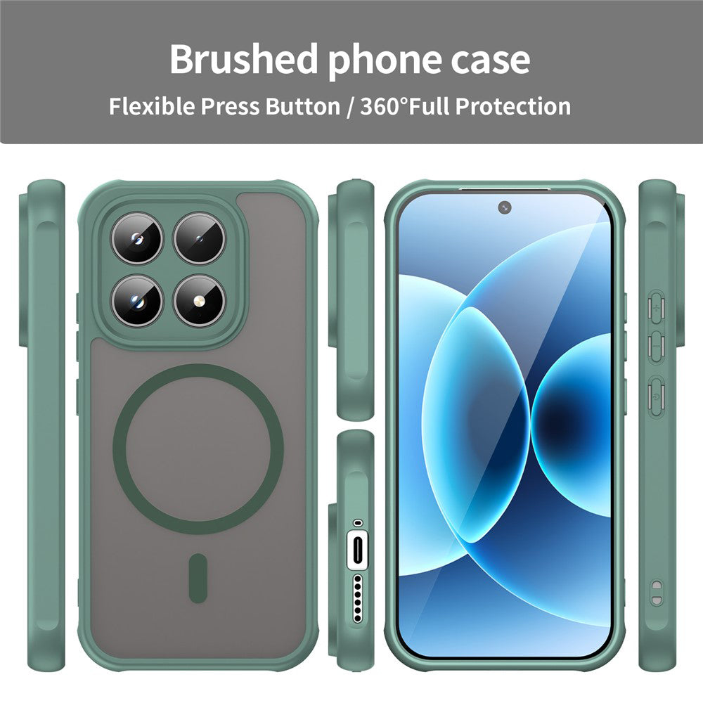 Θήκη MagSafe για Xiaomi 17, Techsuit, HaloFrost II, Πράσινο