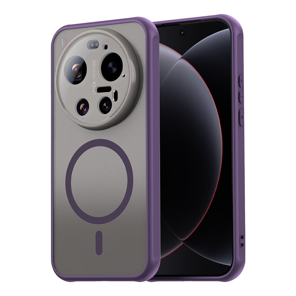 Θήκη MagSafe για Xiaomi 17 Ultra, Techsuit, HaloFrost II, Μωβ