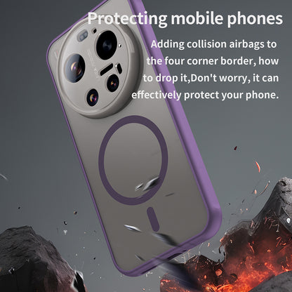 Θήκη MagSafe για Xiaomi 17 Ultra, Techsuit, HaloFrost II, Μωβ