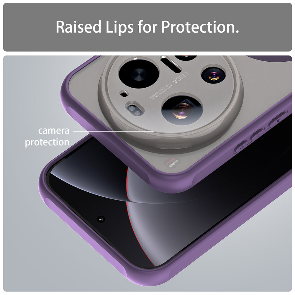 Θήκη MagSafe για Xiaomi 17 Ultra, Techsuit, HaloFrost II, Μωβ