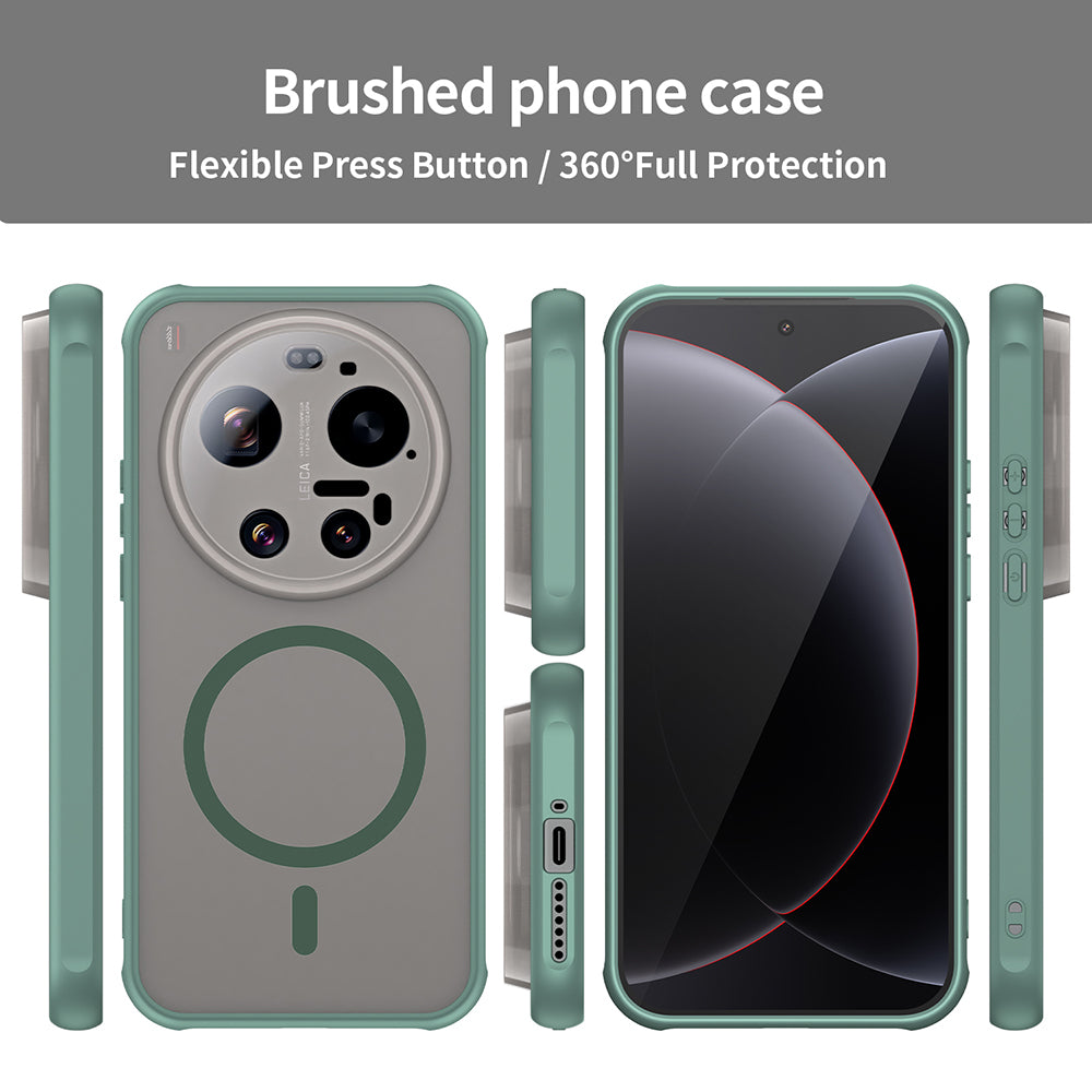 Θήκη MagSafe για Xiaomi 17 Ultra, Techsuit, HaloFrost II, Πράσινο