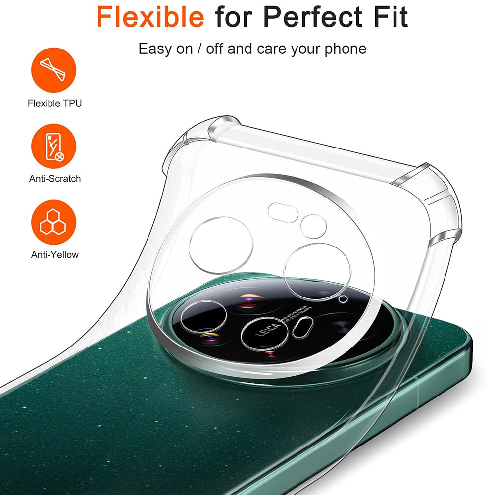 MagSafe Case for Xiaomi 17 Ultra, Techsuit, Shockproof, Transparent