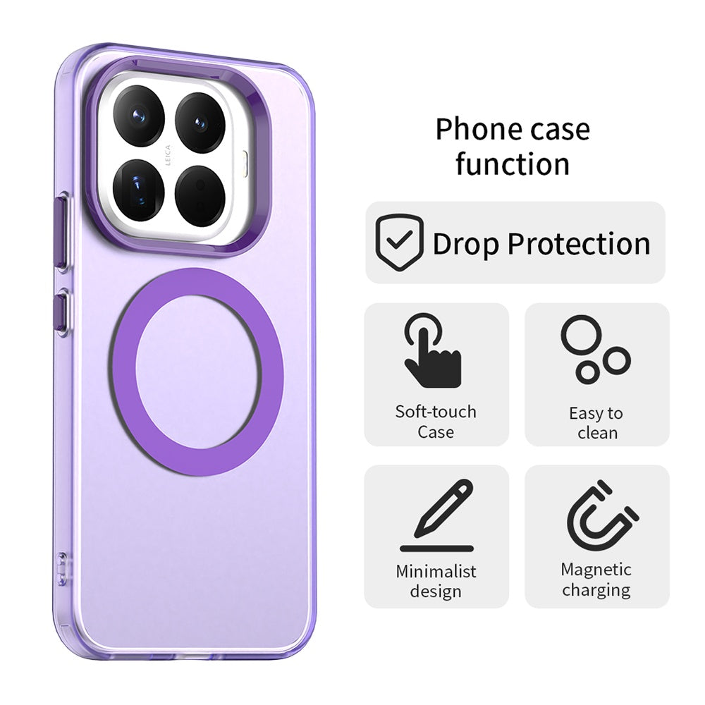 MagSafe Case for Xiaomi 17T Pro, Techsuit, CandyCase, Purple