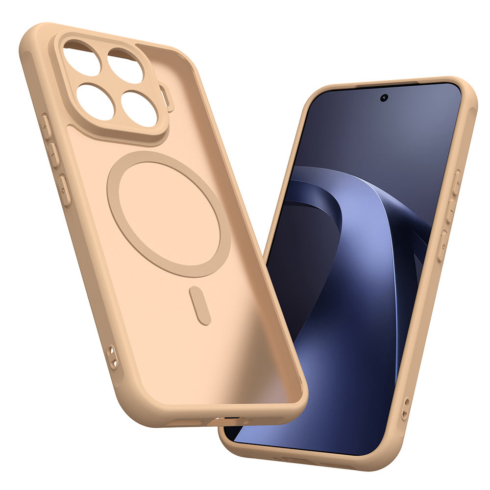 MagSafe Case for Xiaomi 17T Pro, Techsuit, HaloFrost II, Gold