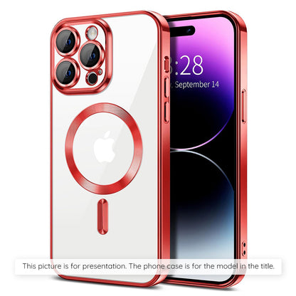Θήκη MagSafe για Xiaomi 17T Pro, Techsuit, Luxury Crystal, Κόκκινο