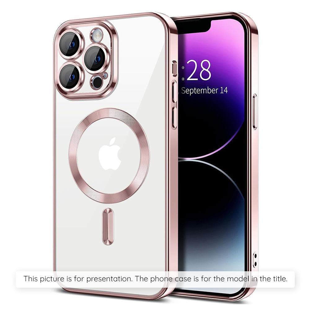 Θήκη MagSafe για Xiaomi 17T Pro, Techsuit, Luxury Crystal, Ροζ