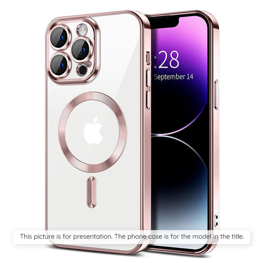 Θήκη MagSafe για Xiaomi 17T Pro, Techsuit, Luxury Crystal, Ροζ