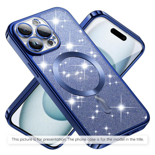 Θήκη MagSafe για Xiaomi 17T, Techsuit, Luxury Glitter, Σκούρο Μπλε