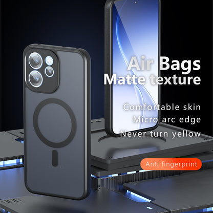 Θήκη MagSafe για Xiaomi 17T, Techsuit, PureFrost, Μαύρο Σατινέ