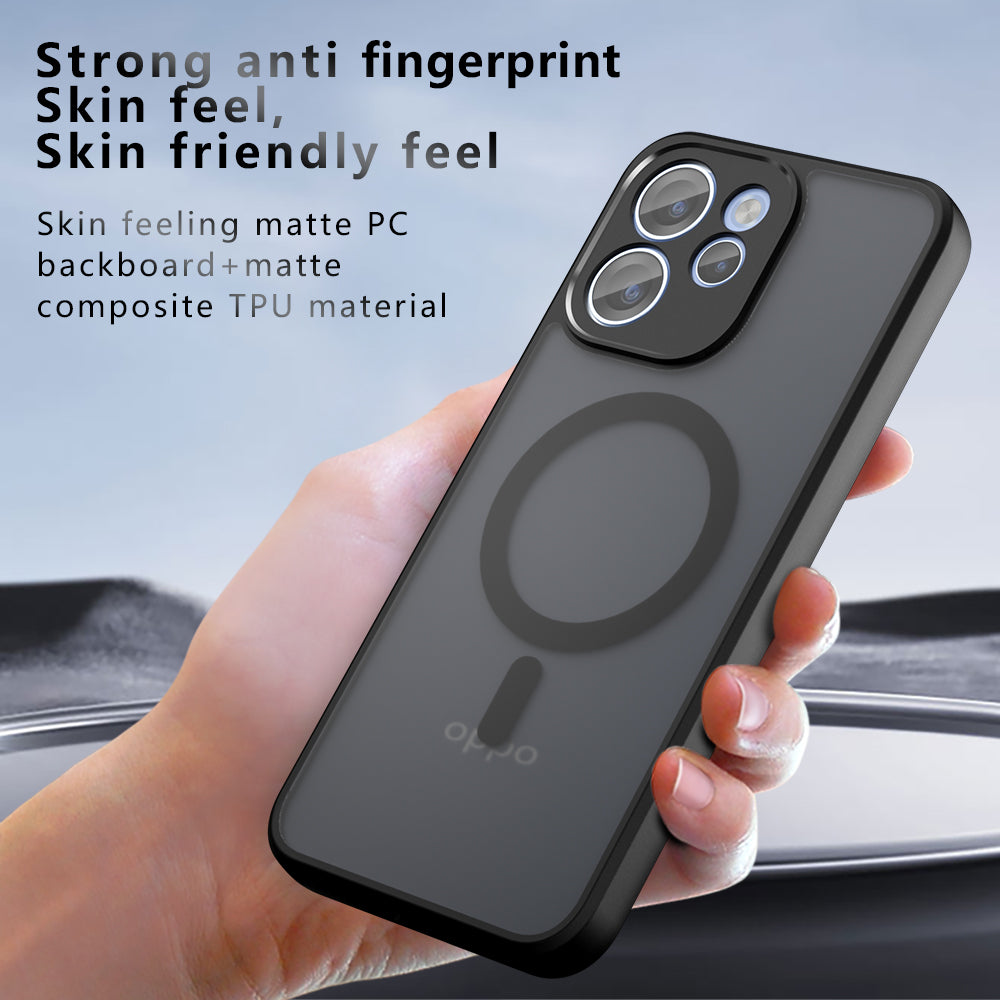 Θήκη MagSafe για Xiaomi 17T, Techsuit, PureFrost, Μαύρο Σατινέ