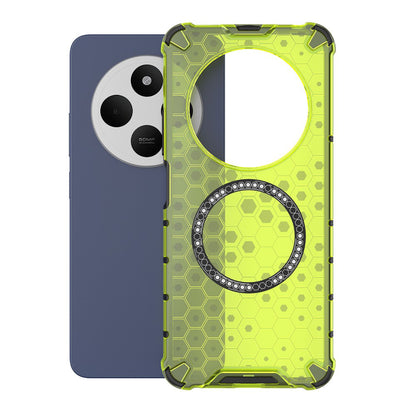 Θήκη MagSafe για Xiaomi Poco C75 / Redmi 14C, Techsuit, HoneyComb Shield, Πράσινο