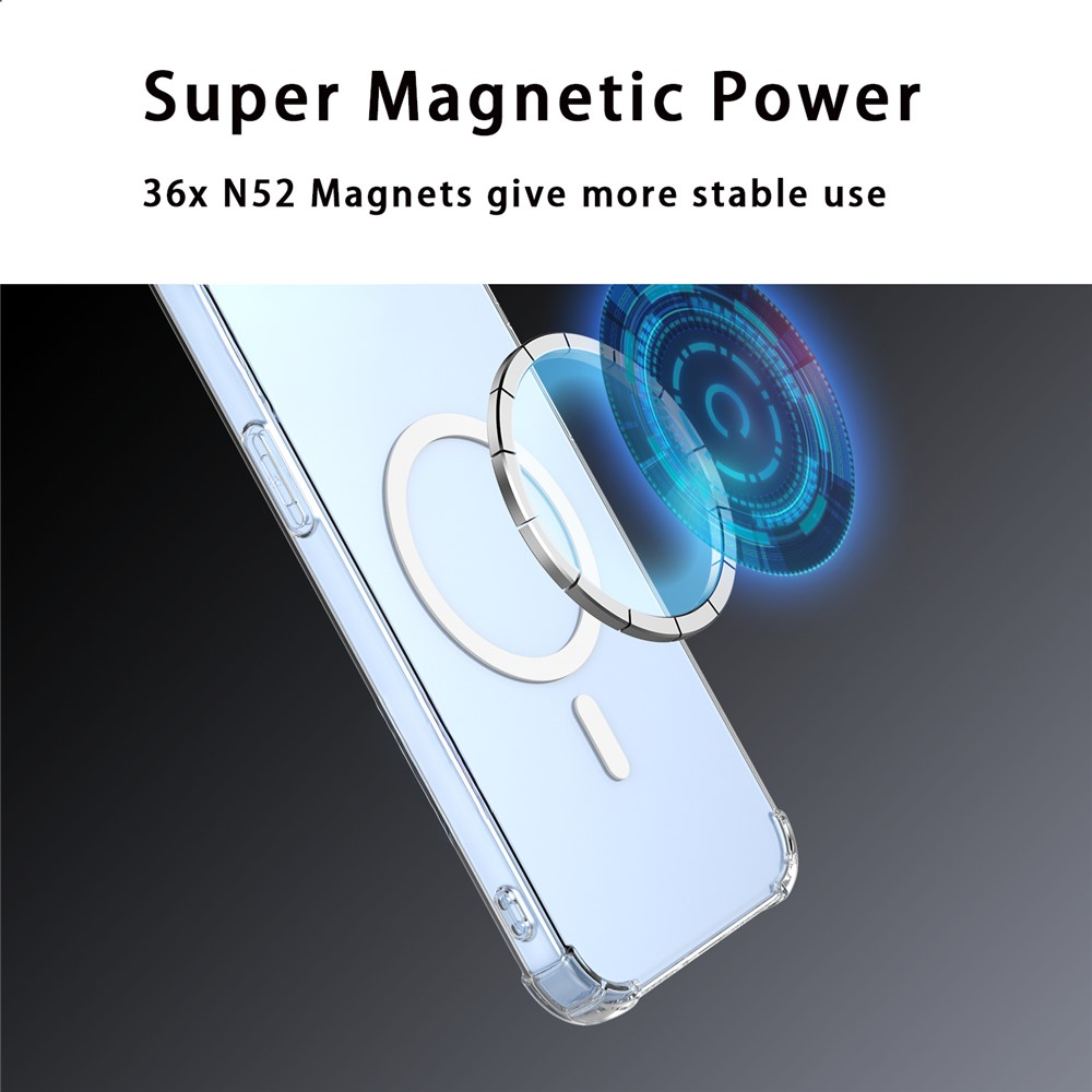 Θήκη MagSafe για Xiaomi 17T, OEM, Ανθεκτική σε Κρούσεις, Διαφανής