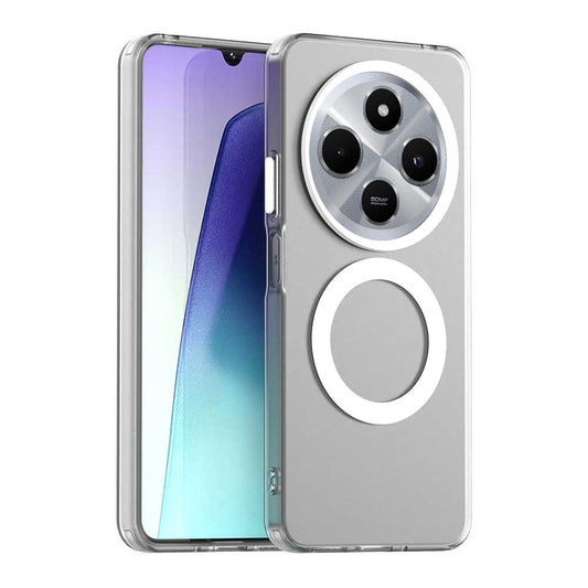 Θήκη MagSafe για Xiaomi Poco C75 / Redmi 14C, Techsuit, CandyCase, Λευκό