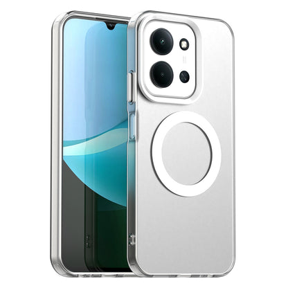 Θήκη MagSafe για Xiaomi Poco C85 4G / Redmi 15C 5G / 15C 4G, Techsuit, CandyCase, Λευκό