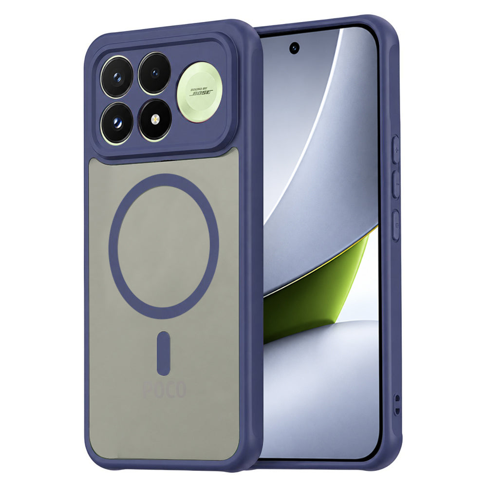 Θήκη MagSafe για Xiaomi Poco F9 Pro, Techsuit, HaloFrost II, Σκούρο μπλε