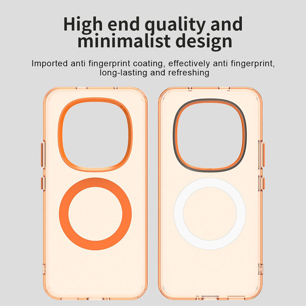 MagSafe Case for Xiaomi Poco M8 Pro / Redmi Note 15 Pro+ 5G, Techsuit, CandyCase, Orange