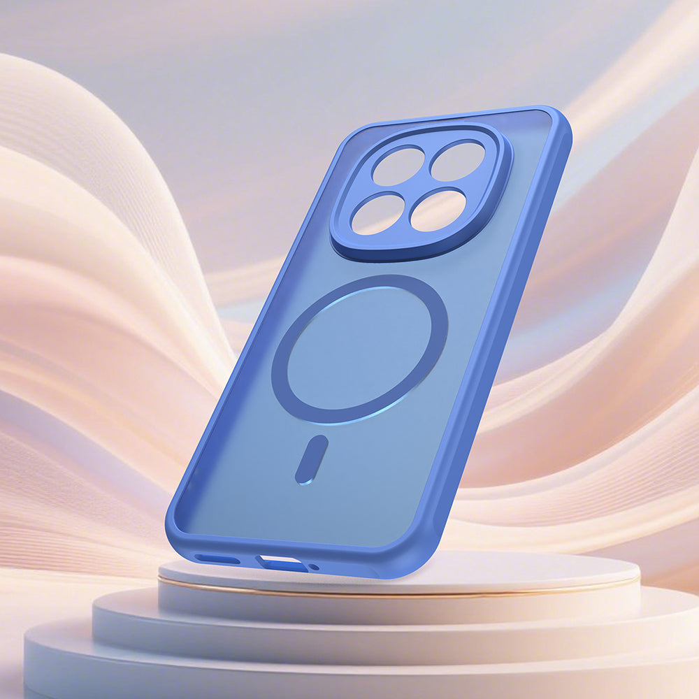 Θήκη MagSafe για Xiaomi Poco M8 Pro / Redmi Note 15 Pro+ 5G, Techsuit, HaloFrost II, Μπλε