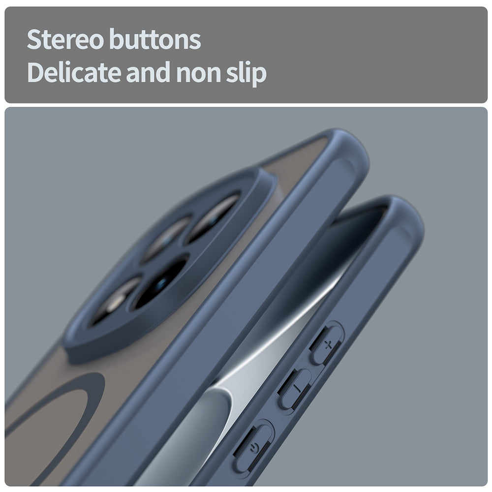 Θήκη MagSafe για Xiaomi Poco M8 Pro / Redmi Note 15 Pro+ 5G, Techsuit, HaloFrost II, Μπλε Ναυτικό