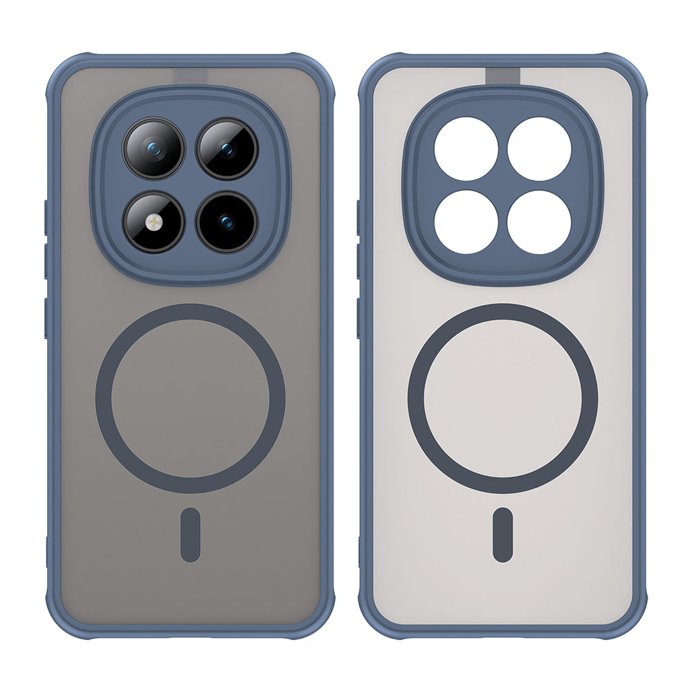 Θήκη MagSafe για Xiaomi Poco M8 Pro / Redmi Note 15 Pro+ 5G, Techsuit, HaloFrost II, Μπλε Ναυτικό