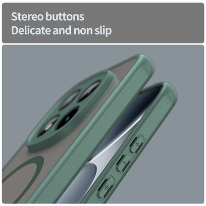 MagSafe Case for Xiaomi Poco M8 Pro / Redmi Note 15 Pro+ 5G, Techsuit, HaloFrost II, Green