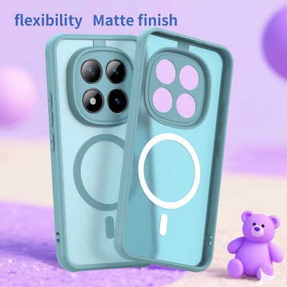 MagSafe Case for Xiaomi Poco M8 Pro / Redmi Note 15 Pro+ 5G, Techsuit, HaloFrost II, Light Green