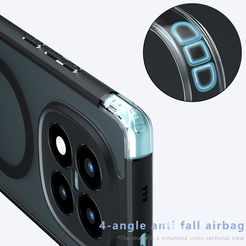 Θήκη MagSafe για Xiaomi Poco M8 Pro / Redmi Note 15 Pro+ 5G, Techsuit, PureFrost, Ματ Μαύρη